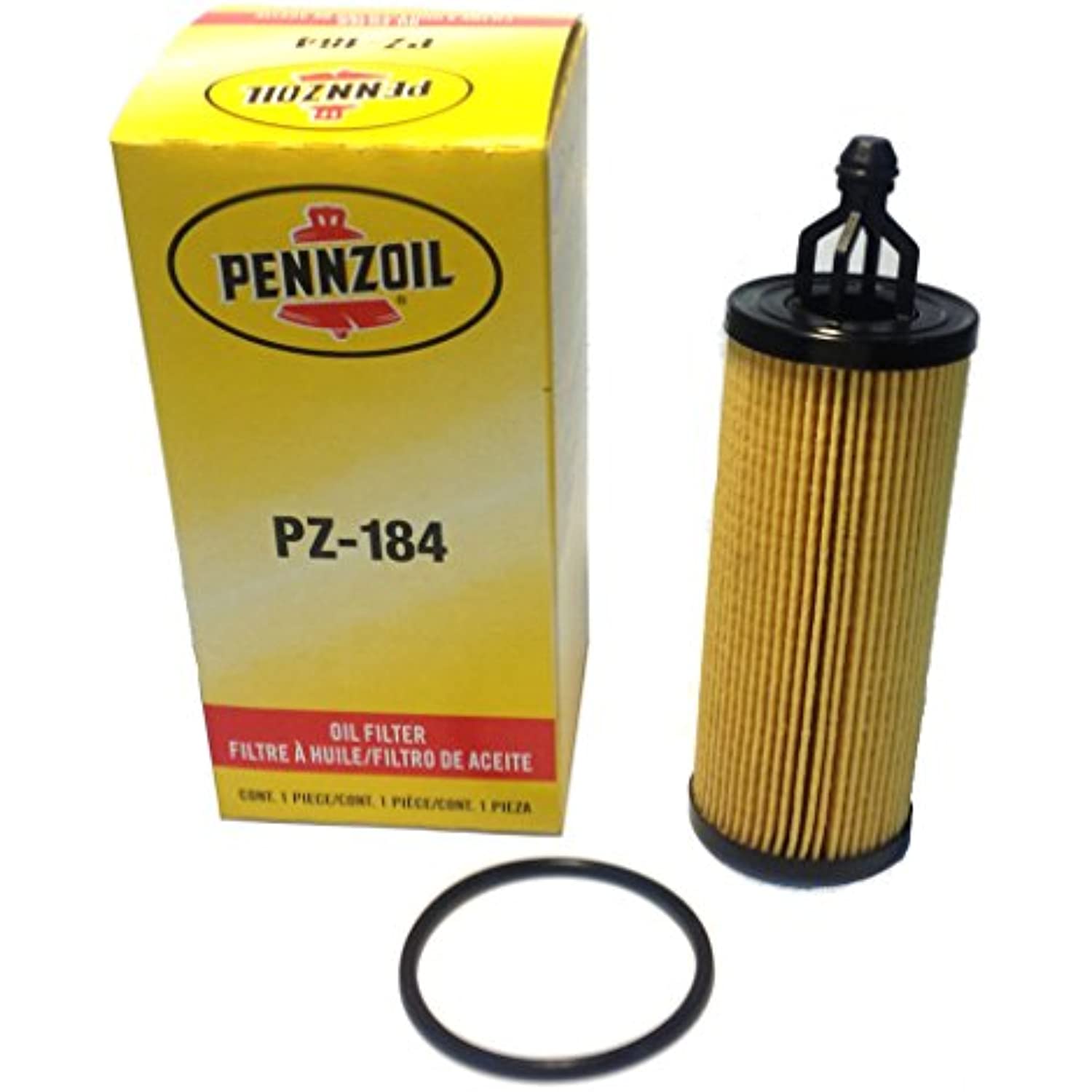 Pennzoil PZ-184 Cartridge Oil Filter and O-Ring - Wesson Hardware