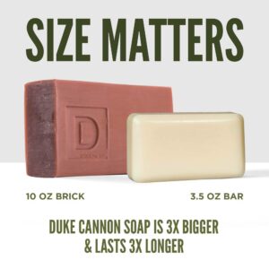 Duke Cannon Great American Frontier Men's Big Brick of Soap - Campfire, 10oz - Image 2