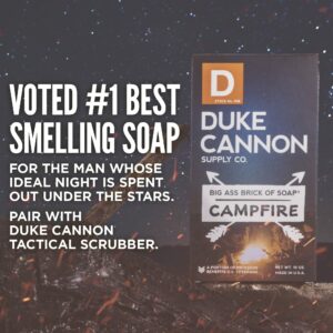 Duke Cannon Great American Frontier Men's Big Brick of Soap - Campfire, 10oz - Image 4