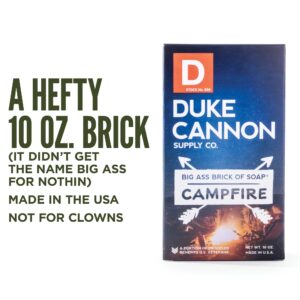 Duke Cannon Great American Frontier Men's Big Brick of Soap - Campfire, 10oz - Image 3