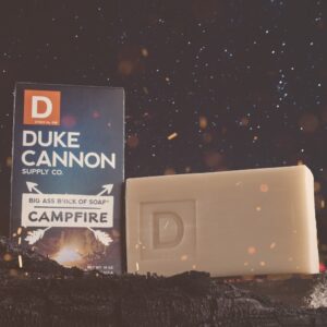 Duke Cannon Great American Frontier Men's Big Brick of Soap - Campfire, 10oz - Image 6