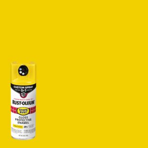 Rust-Oleum Custom Spray 5-in-1 Gloss Sunburst Yellow Spray Paint 12 oz  6-Pack! - Image 3