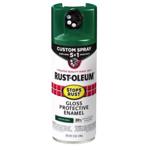 Rust-Oleum Stops Rust Custom Spray 5-in-1 Gloss Hunter Green Spray Paint  (Case of 6)