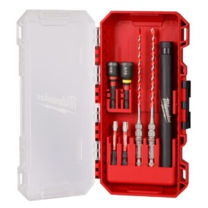 Milwaukee Shockwave 7.74 in. L Carbide Hammer Drill Bit Set Hex Shank