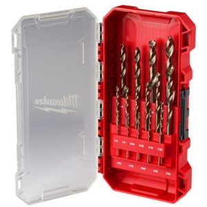 Milwaukee Red Helix Cobalt Drill Bit Set 3-Flat Shank