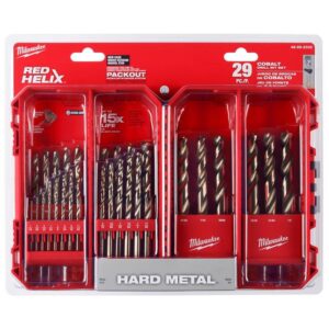 Milwaukee Red Helix 7.75 in. L Cobalt Colbalt Drill Bit Set 3-Flat Shank