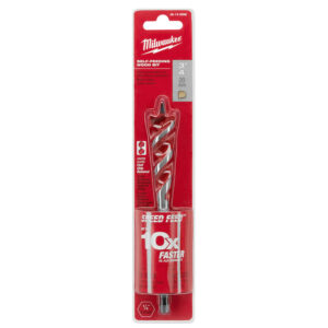 Milwaukee SPEED FEED 3/4 in. X 6-1/2 in. L Steel Self-Feeding Wood Bit Quick-Change Hex Shank