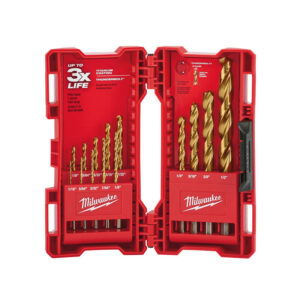 Milwaukee Thunderbolt High Carbon Steel Drill Bit Set 3-Flat Shank