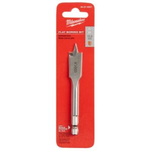 Milwaukee 4.5 in. L Carbon Steel Flat Boring Bit Hex Shank