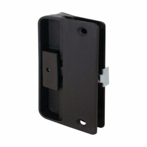 Prime-Line Zinc-Plated Black Plastic Latch and Pull