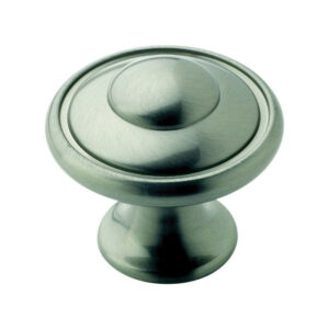 Amerock Allison Round Cabinet Knob 1-3/16 in. D 1-1/16 in. Satin Nickel - Image 2