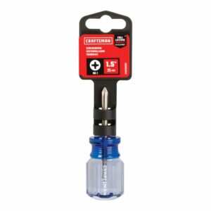 Craftsman No. 1 X 1-1/2 in. L Phillips Stubby Screwdriver - Image 3