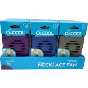 O2Cool Deluxe Necklace 6.69 in. H X 2.5 in. D 1 speed Personal Fan - Image 2