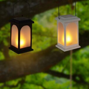 Alpine Plastic Black/White LED Candle Lantern (Case of 4) - Image 2