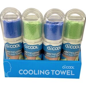 O2COOL Count (Pack of 1), Blue Cooling Towel, 1 EA