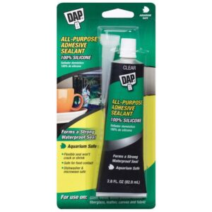 DAP Clear Silicone All Purpose Sealant and Adhesive