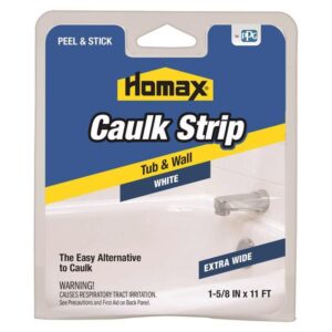 Homax White Silicone Caulk Strips 7/8 in. x 11 ft