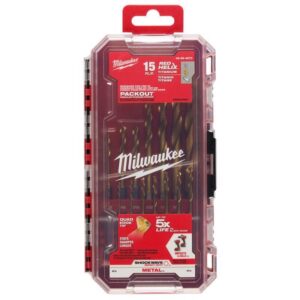 Milwaukee Shockwave Steel Impact Rated Drill Bit Set Hex Shank