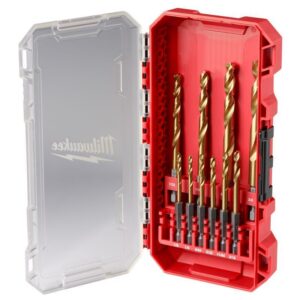 Milwaukee Shockwave Titanium Impact Rated Drill Bit Set Hex Shank