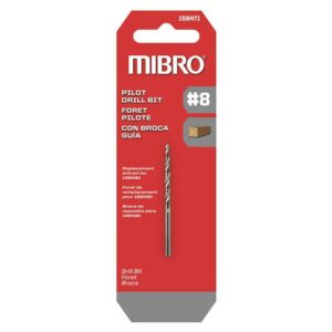 Richelieu Mirbo 8 Steel Screw Pilot Drill Bit Straight Shank