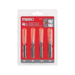 Richelieu Mibro Steel Screw Pilot Drill Bit Set