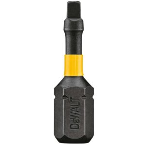 DeWalt Impact Ready Square #1 X 1 in. L Screwdriver Bit Black Oxide