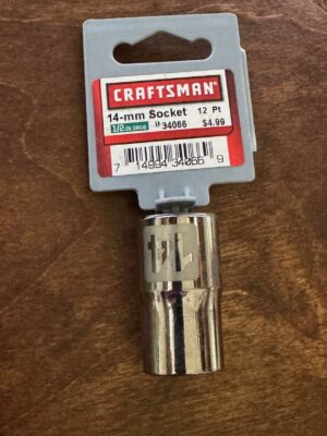 CRAFTSMAN 14mm Easy-To-Read Socket, 12 pt. STD, 1/2 in. drive USA - Image 2