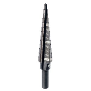 Milwaukee JAM-FREE 1/8 to 1/2 in. X 6 in. L Black Oxide Step Drill Bit 3-Flat Shank