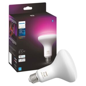 Philips HUE BR30 E26 (Medium) Smart-Enabled LED Bulb White 85 Watt Equivalence