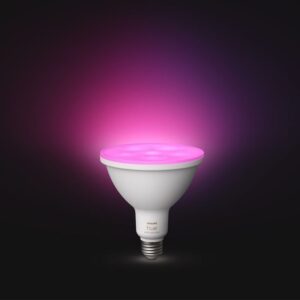 Philips Hue PAR 38 E26 (Medium) Smart-Enabled LED Bulb Color Changing 100 Watt Equivalence - Image 2