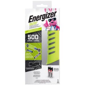 Energizer Pro Series 500 lm Gray/Green LED Flashlight AA Battery