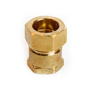 ATC 7/8 in. Compression X 3/4 in. D FPT Brass Coupling