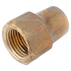 Anderson Metals 3/4 in. Flare Adapter in. X 3/4 in. D FIP Brass Adapter (Case of 5)