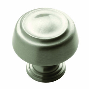 Amerock Kane & Crosley Collection Cabinet Knob 1-1/4 in. D 1-1/4 in. Satin Nickel