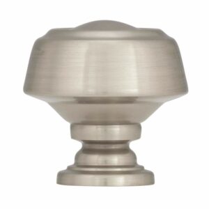 Amerock Kane & Crosley Collection Cabinet Knob 1-1/4 in. D 1-1/4 in. Satin Nickel - Image 3