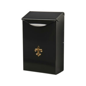 Architectural Mailboxes City Classic Galvanized Steel Wall Mount Black Mailbox