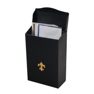 Architectural Mailboxes City Classic Galvanized Steel Wall Mount Black Mailbox - Image 2