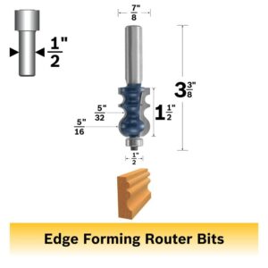 Bosch 84620M 7/8 In. x 1-1/2 In. Carbide Tipped Reverse Curve Ogee & Bead Bit - Image 2