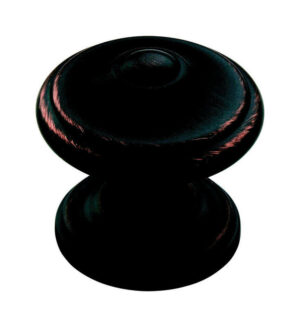 Amerock Revitalize Round Cabinet Knob 1-1/4 in. D 1-1/4 in. Oil Rubbed Bronze