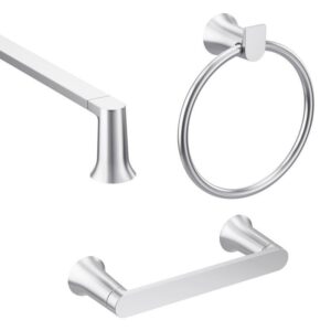 Moen Genta Chrome Silver Zinc Bath Accessory Set