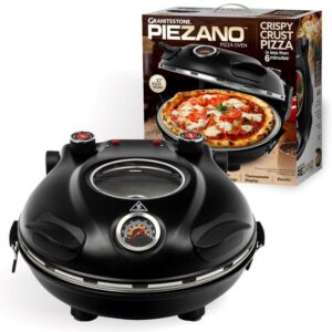 Granitestone Piezano Matte Black Electric Pizza Oven