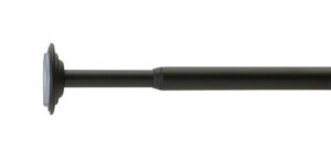 Umbra Black Curtain Rod 54 in. L X 90 in. L