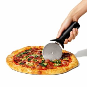 OXO Good Grips Black/Silver Stainless Steel Pizza Wheel - Image 2