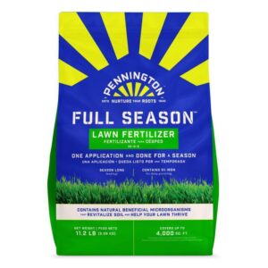 Pennington Full Season Slow-Release Nitrogen Lawn Fertilizer For All Grasses 4000 sq ft