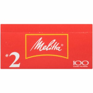 Melitta 6 cups White Cone Coffee Filter 100 pk - Image 3