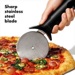 OXO Good Grips Black/Silver Stainless Steel Pizza Wheel - Image 4