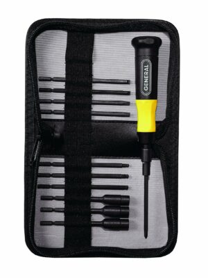 General Tools 73512 Speed-Chuck Precision Screwdriver Set, 12-Piece