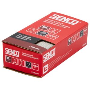 Senco 1/4 in. W X 5/8 in. L Galvanized Finish Staples 18 Ga. 1000 pk - Image 2