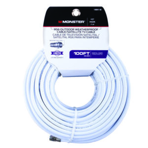 Monster Just Hook It Up 100 ft. Video Coaxial Cable