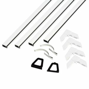 Phifer White Aluminum 5/16 in. W X 48 in. L Screen Frame Kit